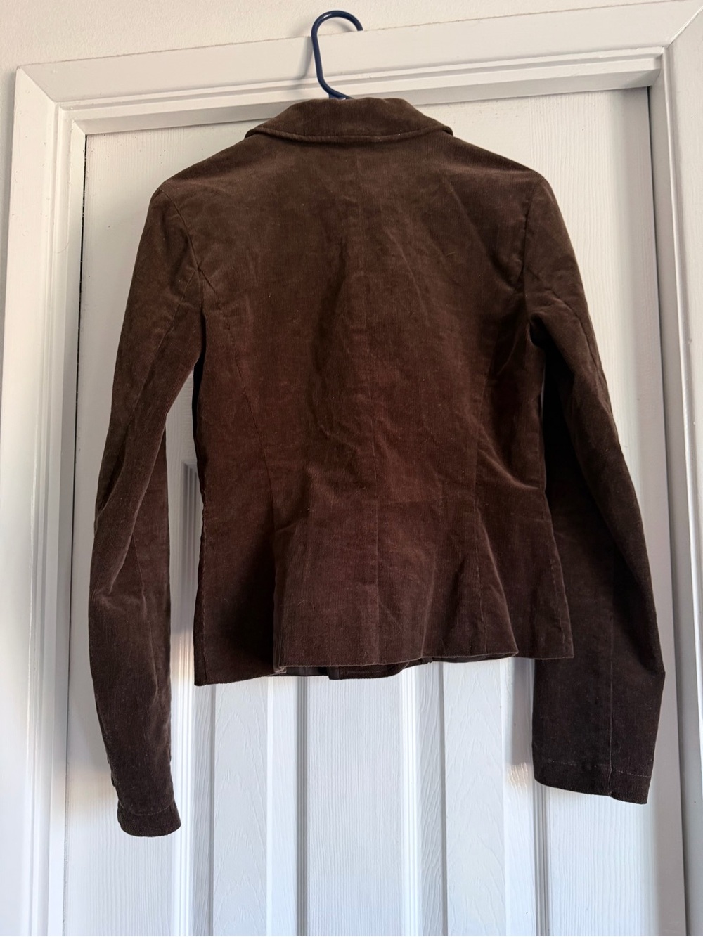 Vintage Calvin Klein Brown Corduroy Blazer Jacket S Y2K Dark Academia - Picture 2 of 7